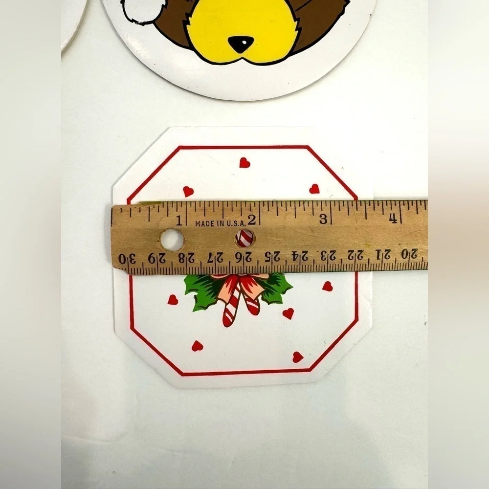 VTG Holiday Coordinates 8 Piece Set Table Fashion Christmas Place Mats Coasters